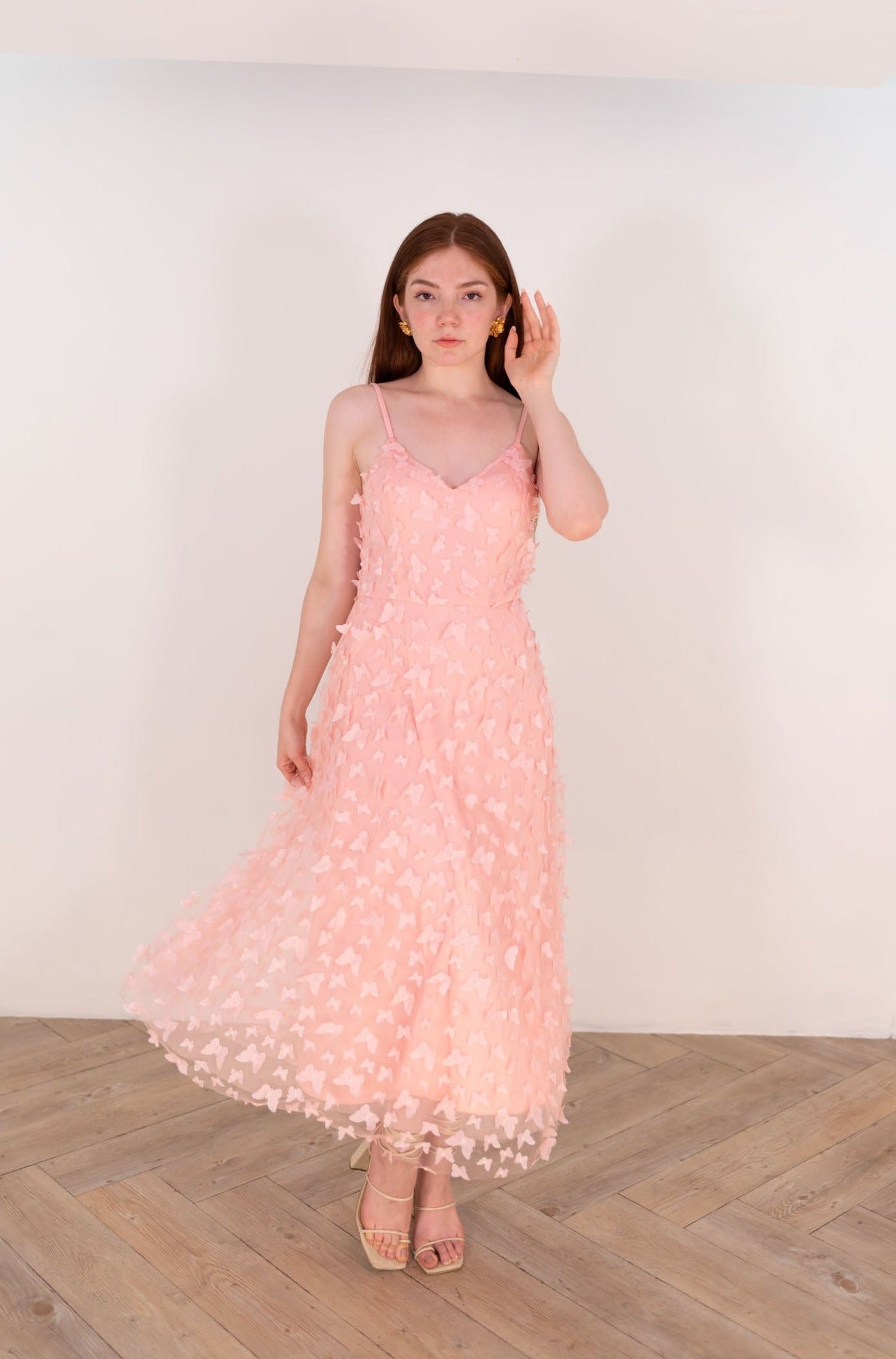 Blush Butterflies Dress