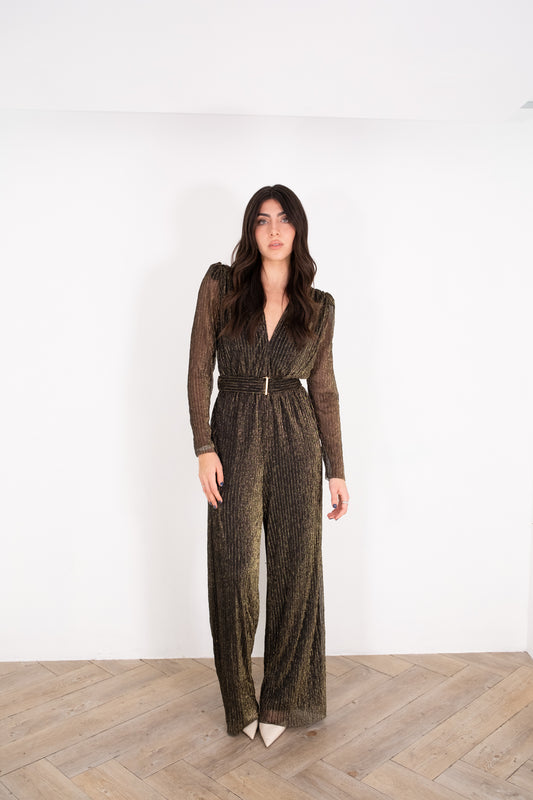 Black & Gold Jumpsuit